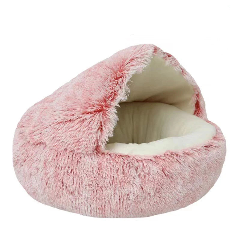 Cozy Winter Cat Nesting Bed