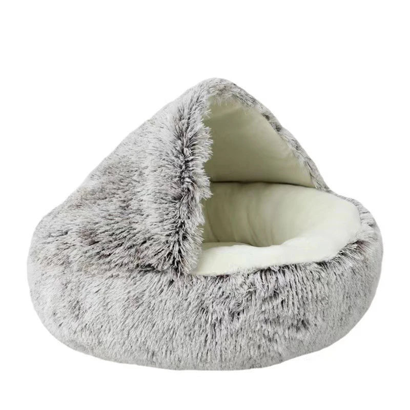 Cozy Winter Cat Nesting Bed